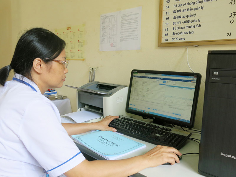 Ứng dụng công nghệ thông tin trong hoạt động khám chữa bệnh tại trạm y tế