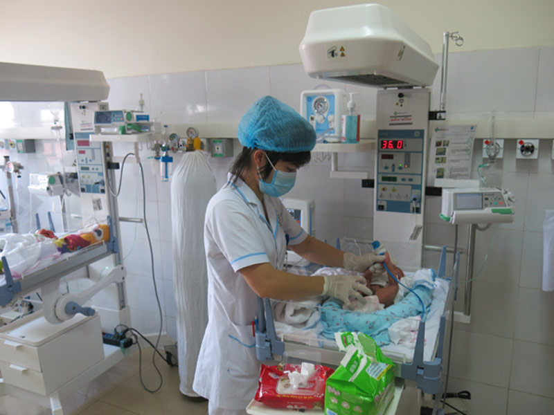 Chăm sóc trẻ sơ sinh tại Bệnh viện A Thái Nguyên
