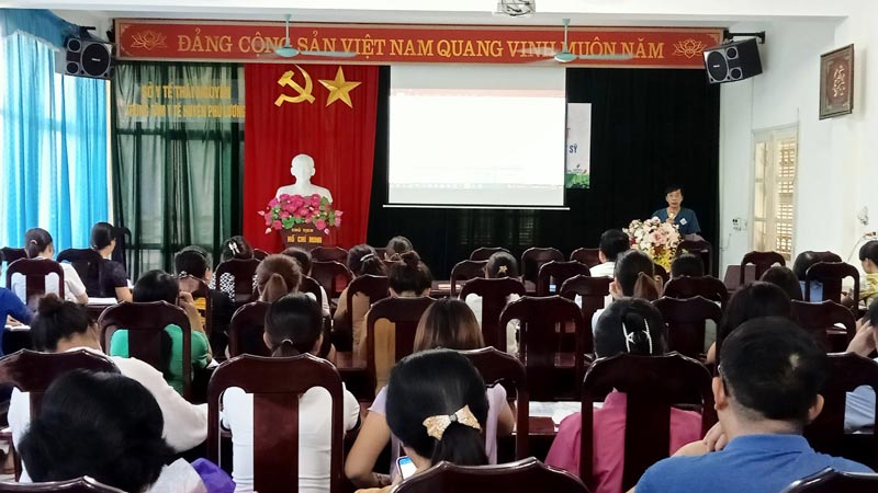 Đồng chí Nguyễn Bắc Thái - Phó Giám đốc Trung tâm phát biểu khai mạc lớp tập huấn.
