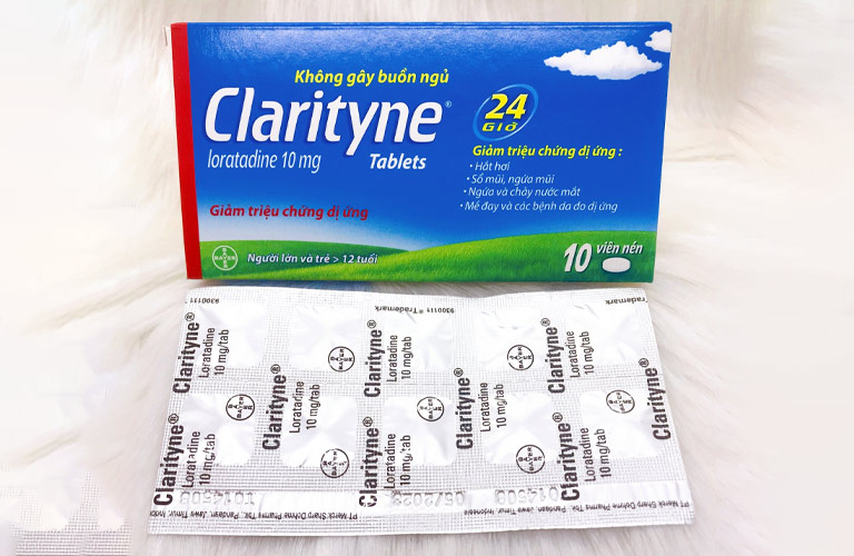 Claritin là thuốc chống ngứa dạng viên thường được sử dụng