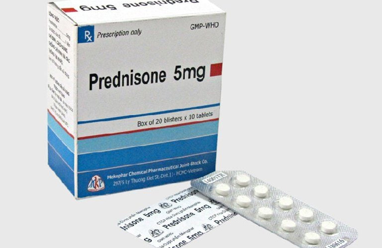 Prednisone sử dụng trong trường hợp viêm da nặng, mẩn ngứa dai dẳng không đáp ứng với thuốc bôi