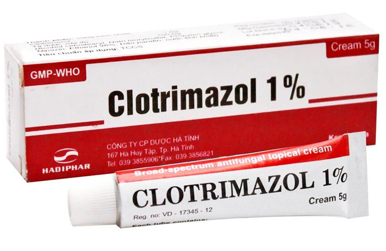 Clotrimazole là thuốc bôi trị mụn nước do nhiễm nấm