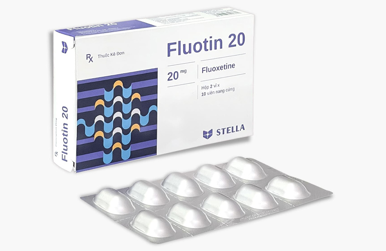 Fluoxetine thuộc nhóm thuốc chống trầm cảm được chỉ định khi mất ngủ do lo âu