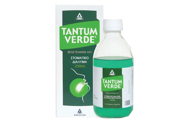 Tantum Verde là thuốc súc họng làm sạch khoang miệng, loại bỏ các tác nhân gây kích ứng