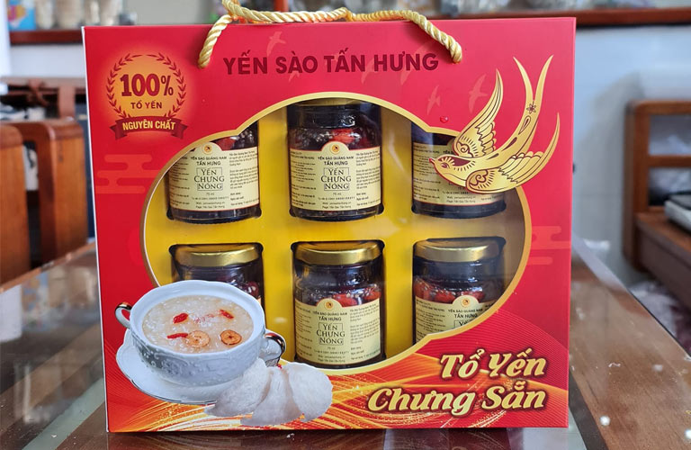 Yến sào Tấn Hưng cam kết sản phẩm 100% nguyên chất