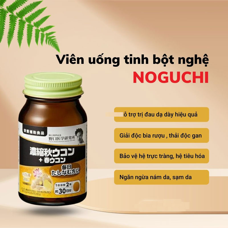 Viên nghệ vàng Noguchi trị dạ dày của Nhật