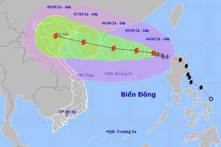 Cập nhật tin tức bão số 3