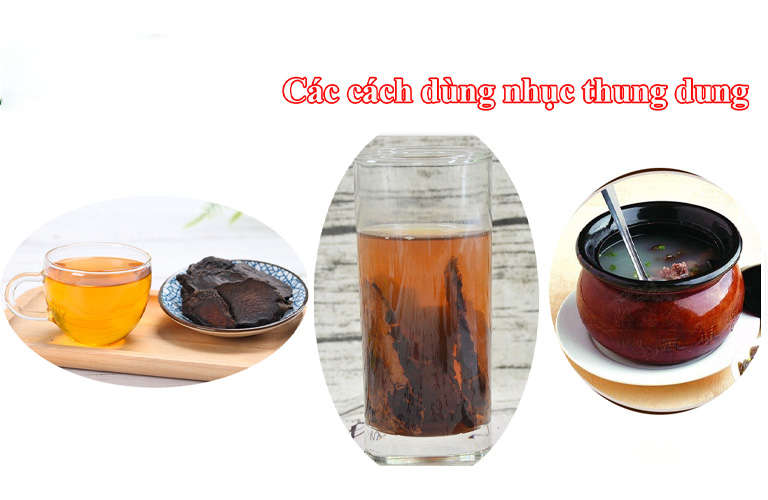 Nhục thung dung có thể được dùng theo nhiều cách khác nhau