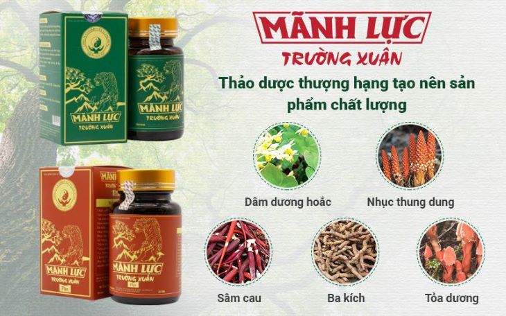 Mãnh lực trường xuân giúp tăng cường sinh lý nam giới hiệu quả, an toàn