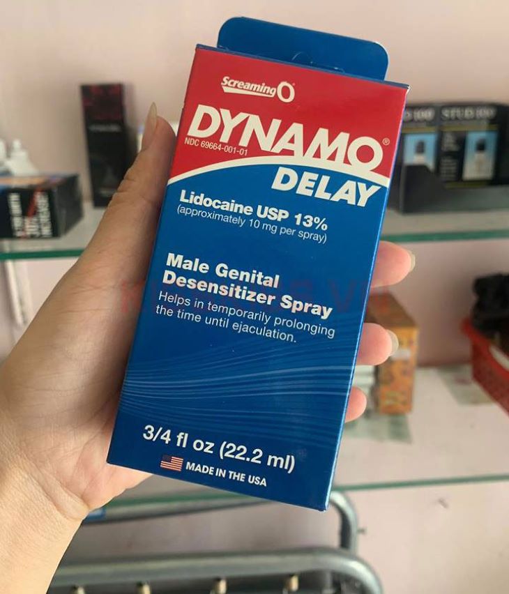 Dynamo Delay là thuốc xịt chống xuất tinh sớm hàng đầu của Mỹ 