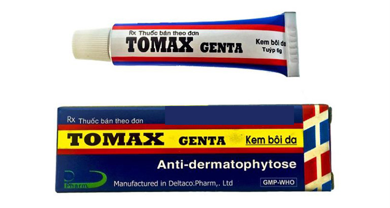 Thuốc bôi Tomax genta trị hắc lào tuýp 6g