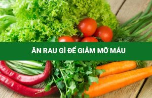 Ăn rau gì để giảm mỡ máu