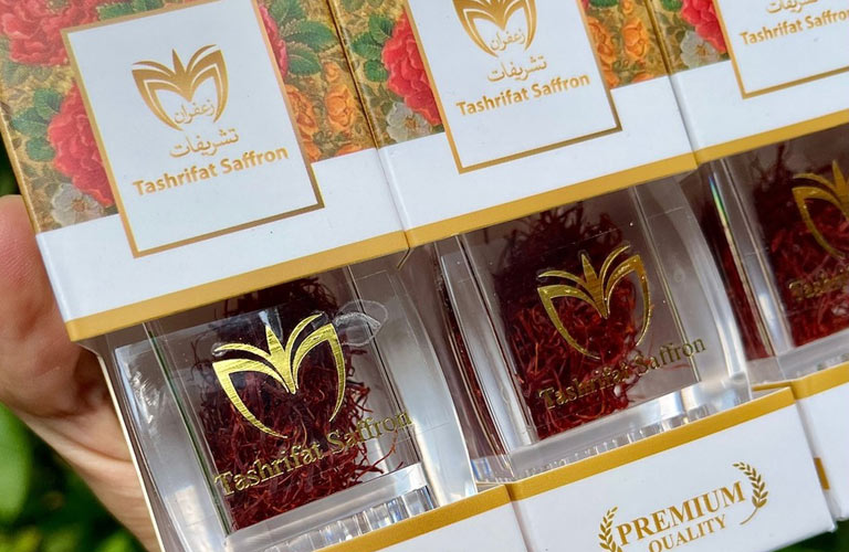 Tashrifat Saffron có giá từ 200.000 VNĐ - 450.000 VNĐ/gram