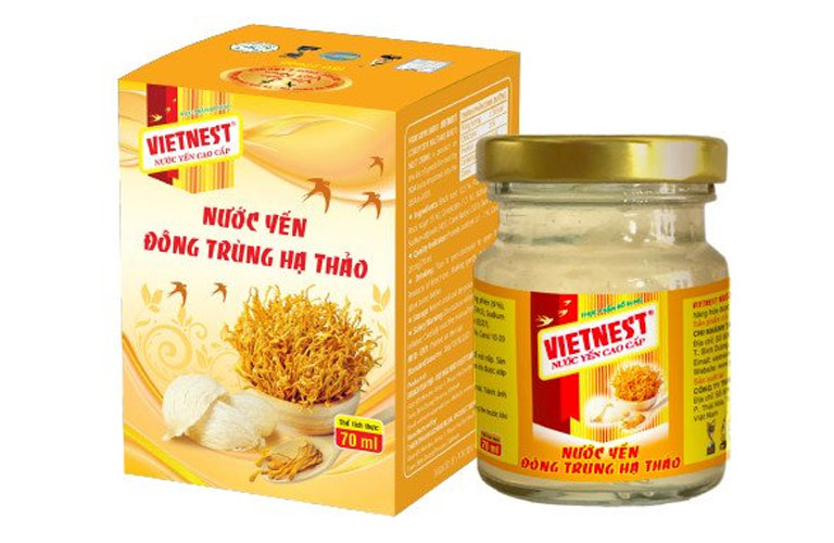 Nước yến trùng thảo Vietnest cải thiện sức khỏe hiệu quả