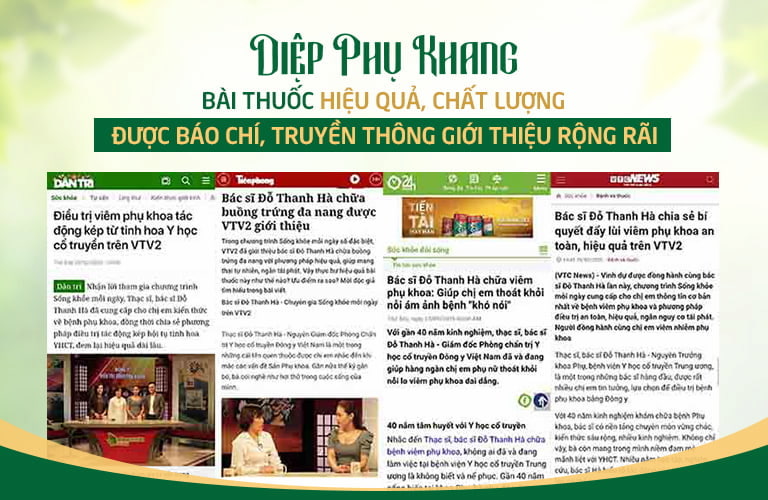 Báo chí đưa tin về thành tựu các bác sĩ Thuốc dân tộc