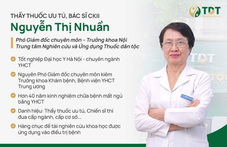 Thầy thuốc ưu tú - Bác sĩ Nguyễn Thị Nhuần