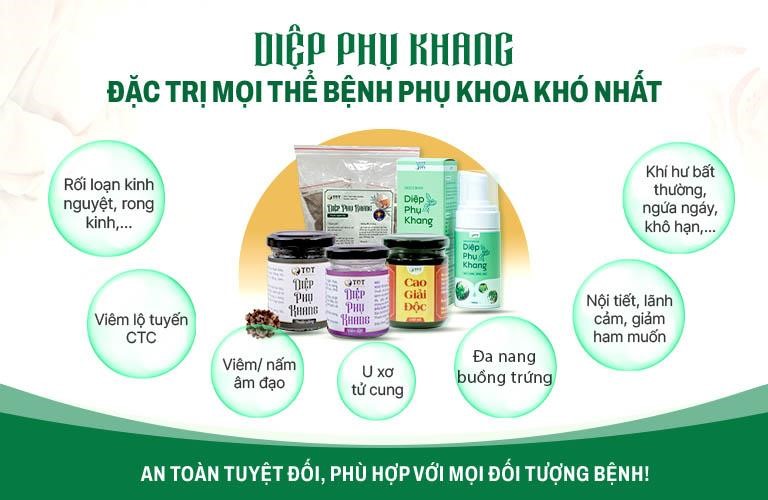 Diệp Phụ giải quyết mọi thể bệnh phụ khoa